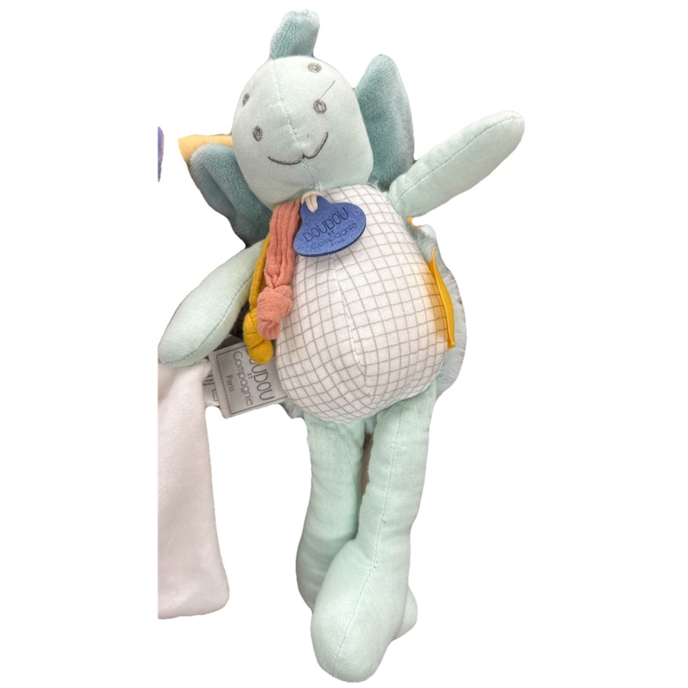 Doudou et Campagnie Calinosaure Dino Doll Plush Paris France NEW Baby Toy